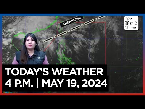Today's Weather, 4 P.M. May 19, 2024