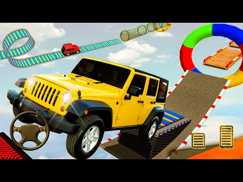 Impossible Jeep Stunt Driving Impossible Tracks | #1 | Android Games Driving Simulator Car Games