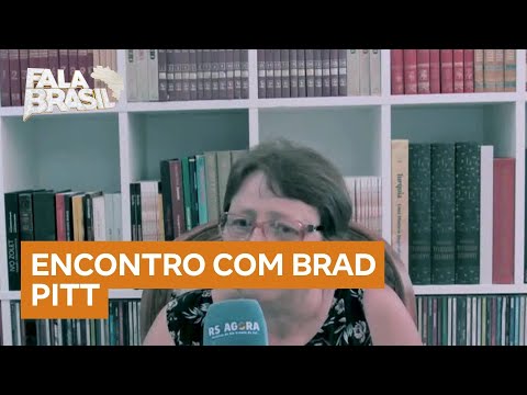 Mulher viraliza após brincadeira sobre encontro com Brad Pitt
