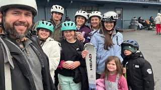 Large Family of 9 | Skiing for the First Time Together 
