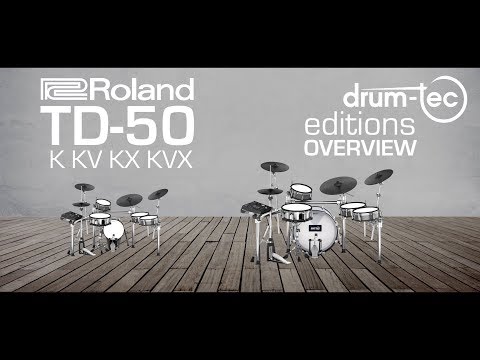 Roland TD-50K2 V-Drum Kit with Mesh Pads 2021 - Black image 4