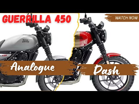 Guerrilla 450 Analogue and Dash Explained on City performance 12000km