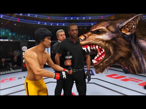 🔥  Bruce Lee vs. Werewolf (EA Sports UFC 4)