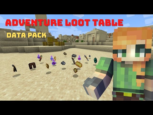 Adventure Loot Table Java And Bedrock Minecraft Data Pack
