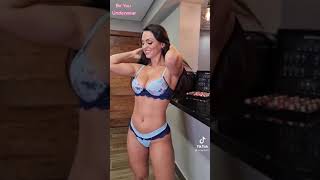 Beautiful tiktok babe with a stunning body in amazing lingerie has legs for days ??subscribe ??