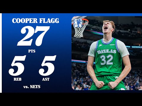 Cooper Flagg (27 Points) vs. Brooklyn Nets | January 12, 2026