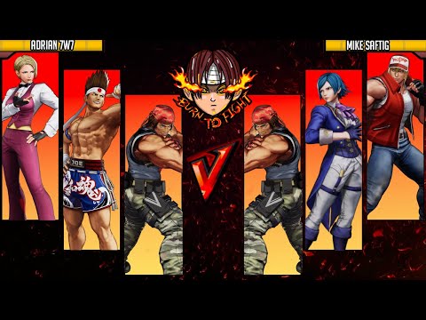 Burn to Fight 5: Adrian7w7 vs Mike Saftig | The King of Fighters XV