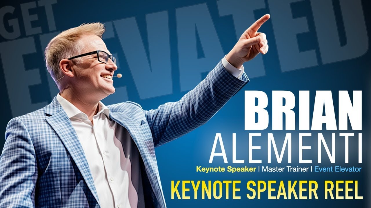 Promotional video thumbnail 1 for Brian Alementi, Keynote Speaker