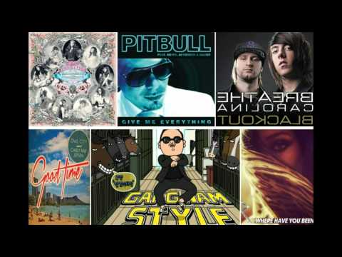 Gangnam style megamix (PSY Pitbull Rihanna Owl city Carly Rae Jepsen SNSD)(with DL site)