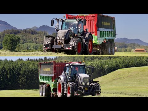 Lohnunternehmen Burghartswieser gibt Gas !!! 2.schnitt 2022 | Grünfutter Einfahren