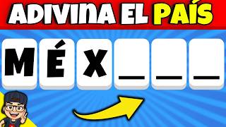 Adivina el PAÍS con las DOS PRIMERAS Letras👀 🌎Adivina 32 Países🚩Mr Quiz🤓
