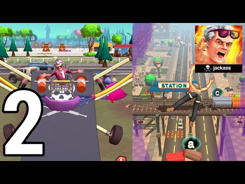 Jackass Human Slingshot - Gameplay / Walkthrough - Part 2 (IOS & Android) - YouTube