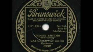 Cab Calloway. Chinese Rhythm. Chicago 1934