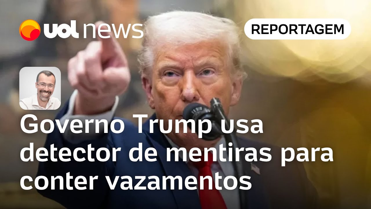 Trump usa detector de mentiras para descobrir quem vaza informações do governo | Jamil