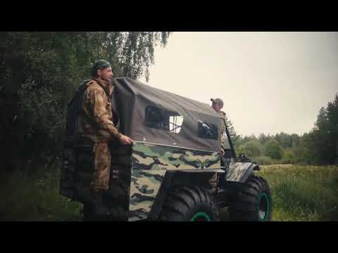 Вездеход БТХ-2 с тентом.