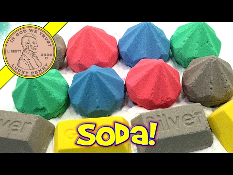 Dig It Gold - Silver - Ruby - Emerald - Diamond & Sapphire Baking Soda & Vinegar Experiment