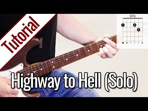 AC/DC Highway to Hell (Solo) | Gitarre Lernen Deutsch
