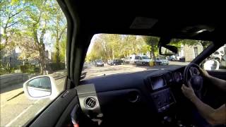 Sunday drive in GT-R throu aberdeen city centre ONBOARD