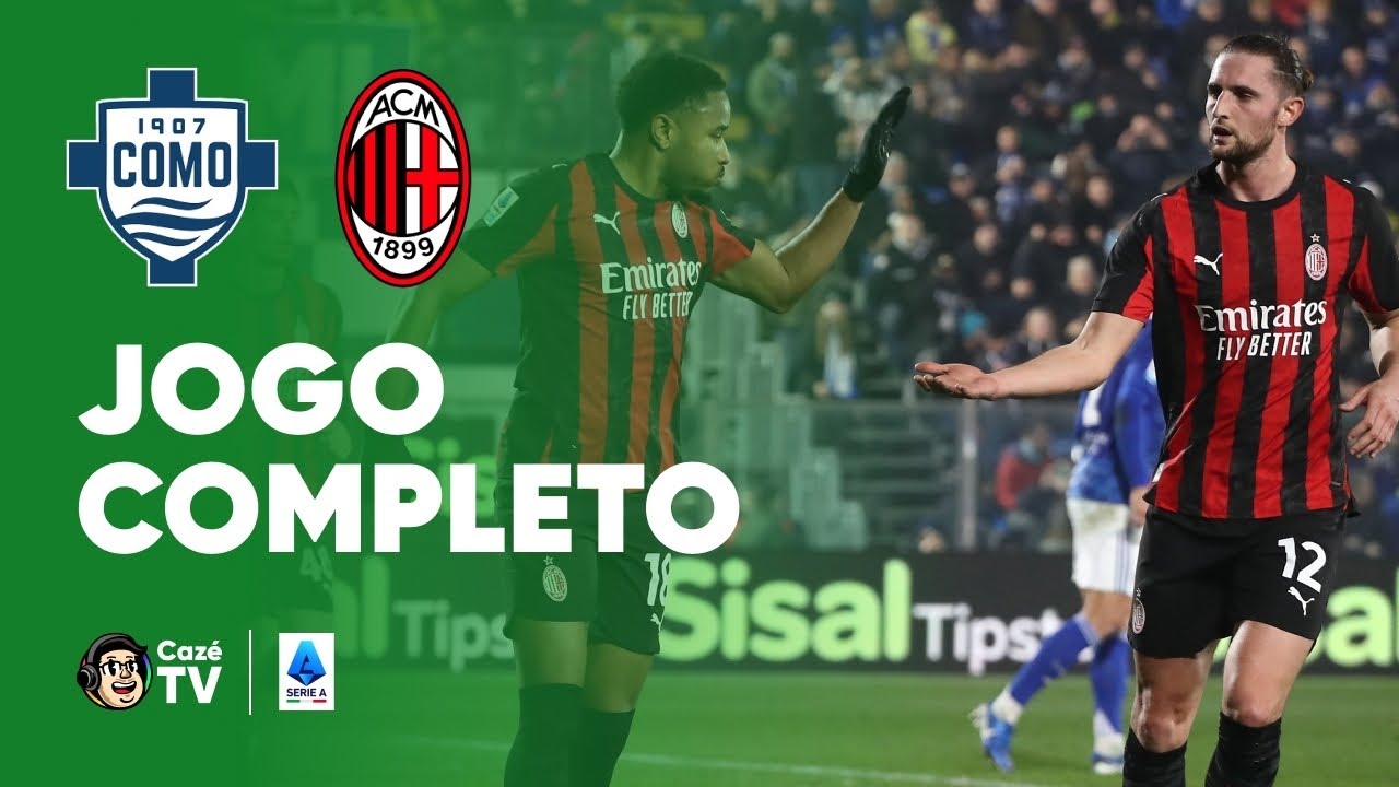 JOGO COMPLETO: COMO X MILAN | SERIE A ITALIANA 2025/2026 | 16ª RODADA