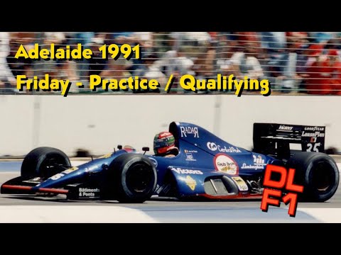 F1 Australia 1991 - 🇦🇺 Friday Practice & Qualifying Highlights (& Thurs Pre-Qual)