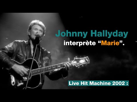 "Marie" par Johnny Hallyday // Extrait archives M6 Video Bank