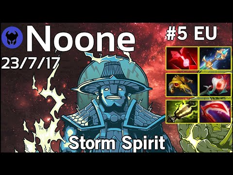 VP.Noone plays Storm Spirit!!! Dota 2 7.19