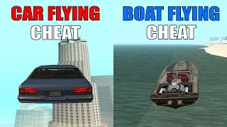 GTA San Andreas Flying Cheats - Car Flying and Boat Flying Cheat Code