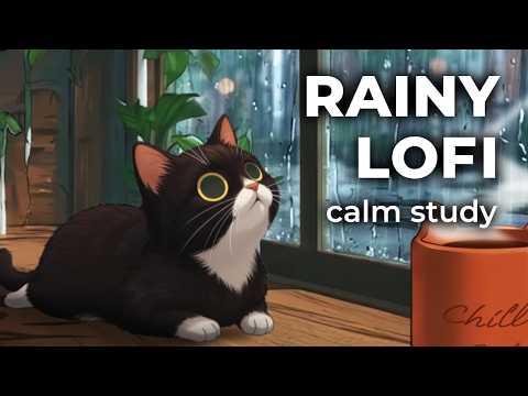 Rainy Lofi Mix | 1.5 Hours of Calm Study Music