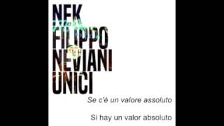 Nek Questo so di me subtitulada español