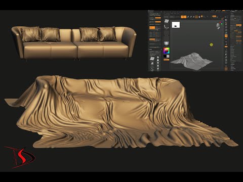 ZBRUSH 2021  DYNAMICS | CLOTH SIMULATION & CLOTH BRUSHES
