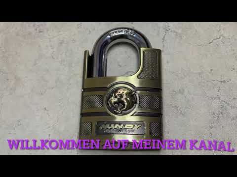 MINDY Vorhängeschloss im Test/crack a padlock/Vorhängeschloss knacken/Fahrradschloss knacken/Schloss
