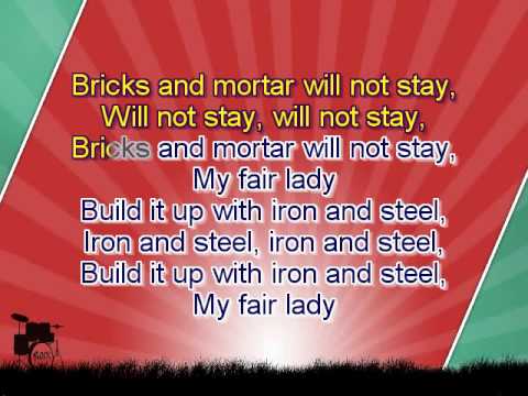 London Bridge is falling down - with backing melody ( karaoke )
