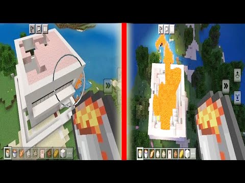Explosive disaster destroys epic Minecraft house! 😱