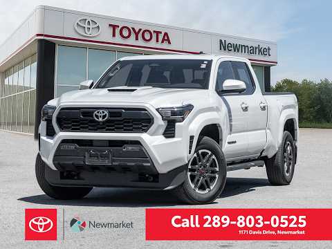 2024 Toyota Tacoma in White for sale at Newmarket Toyota in Newmarket, ON