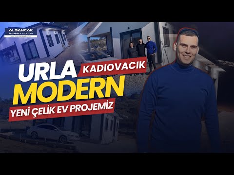 Urla Kadıovacık'ta 80 Metrekare 2+1 Modern Çelik Yapı Projemiz | Alsancak Prefabrik & Çelik Yapı