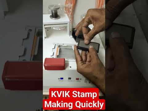 Pre ink Stamp Making Machine Price in India 🇮🇳 KVIK Stamp #preinkstamp #viral