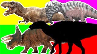 Download lagu Wrong Shadow Dinosaurs. Match Up Dinosaurs!  Learning Triceratops Tyrannosaurus Rex For Kid Cartoons mp3
