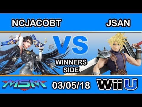 MSM 136 - SCB | NCJacobT (Bayonetta) Vs. Jsan (Cloud) Winners Side - Smash 4