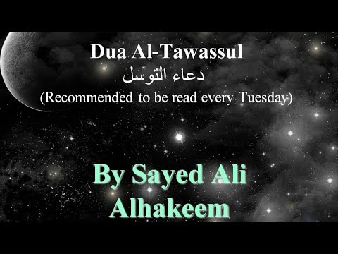Dua Al Tawassul- by Sayed Ali Alhakeem (with English subtitles). دعاء التوسل- السيد علي الحكيم