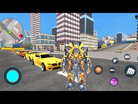 Optimus Prime Multiple Transformation Jet  Robot Car Games Unlocked part 05 -  Android Gameplay