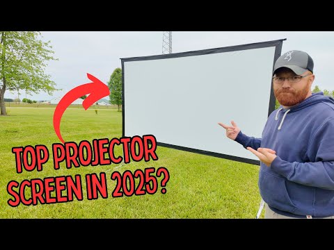 Elite Screens 120” Projector Screen Review | Home Theater & Outdoor Movie Setup