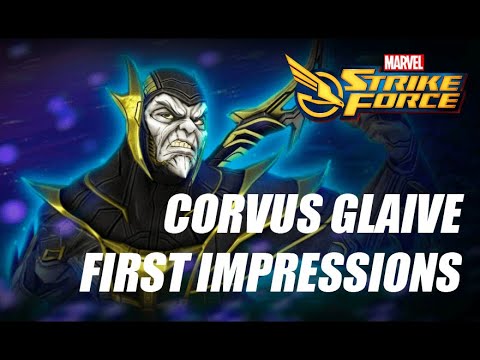 Corvus Glaive First Impressions & Gameplay - Marvel Strike Force