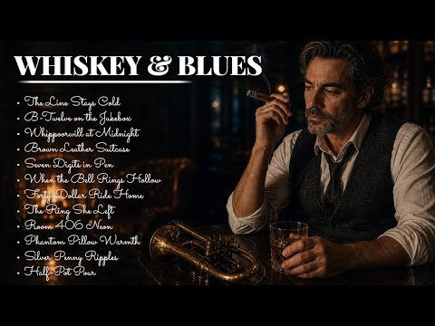 Slow Burn Whiskey Blues 🥃 Slow Deep Blues for Late Night Solitude & Old Bourbon