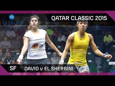 Squash: Qatar Classic 2015 - Women's SF Highlights: David v El Sherbini