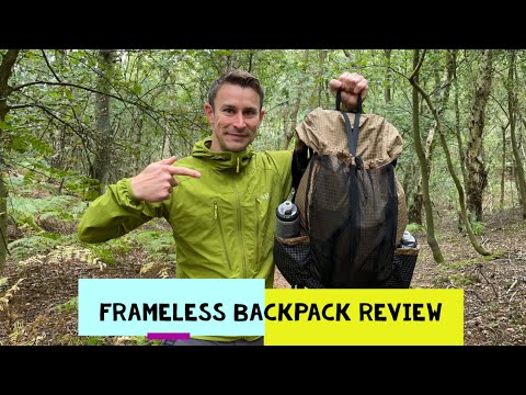 3F UL Gear Qi Dian Pro 880g FRAMELESS BACKPACK REVIEW