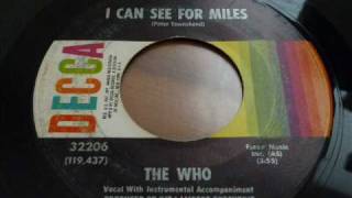 The Who  "I Can See For Miles" 45rpm