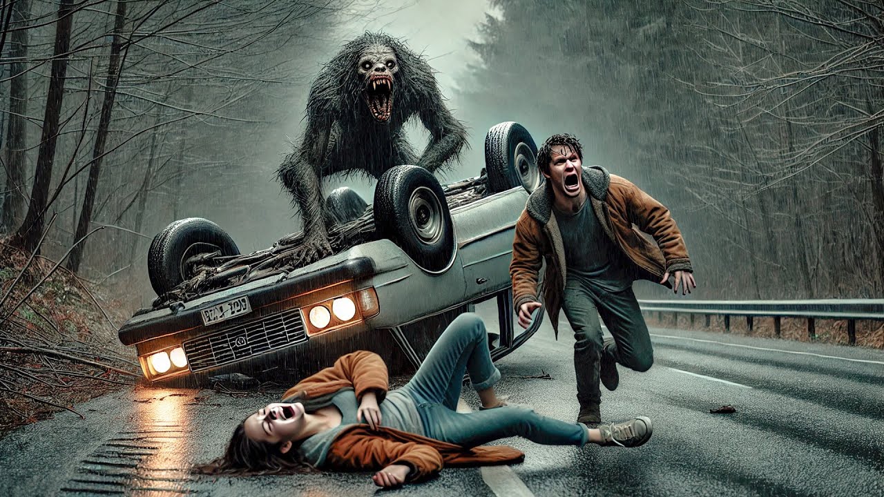 2 Irmãos São Atacados No Meio de Estrada por Criatura Sinistra e Pegam a Maldição de Viver como Ela