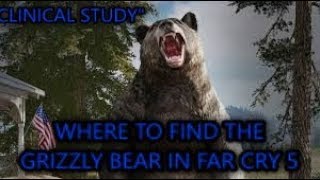 Far Cry 5 - Where to Hunt GRIZZLY Bears - Clinical Study Mission - Get 3 Grizzly bear skins