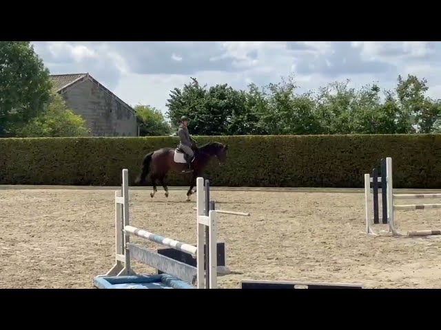 jumping under the saddle