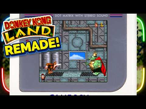 Someone Remade Donkey Kong Land in 16-Bit Graphics! 🍌